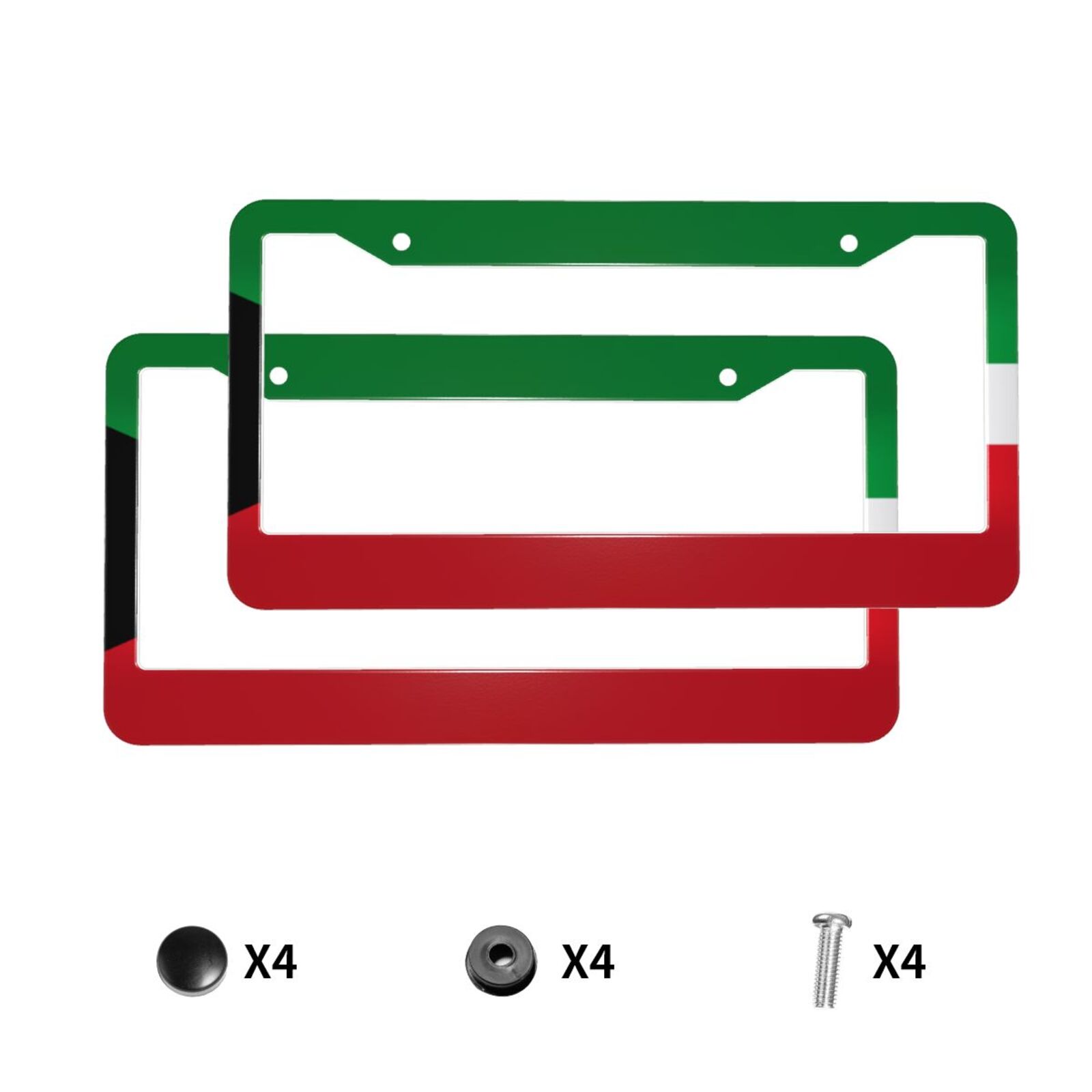 Car Accessories Kuwait - Универсальный узор флага Кувейта из алюминиевого