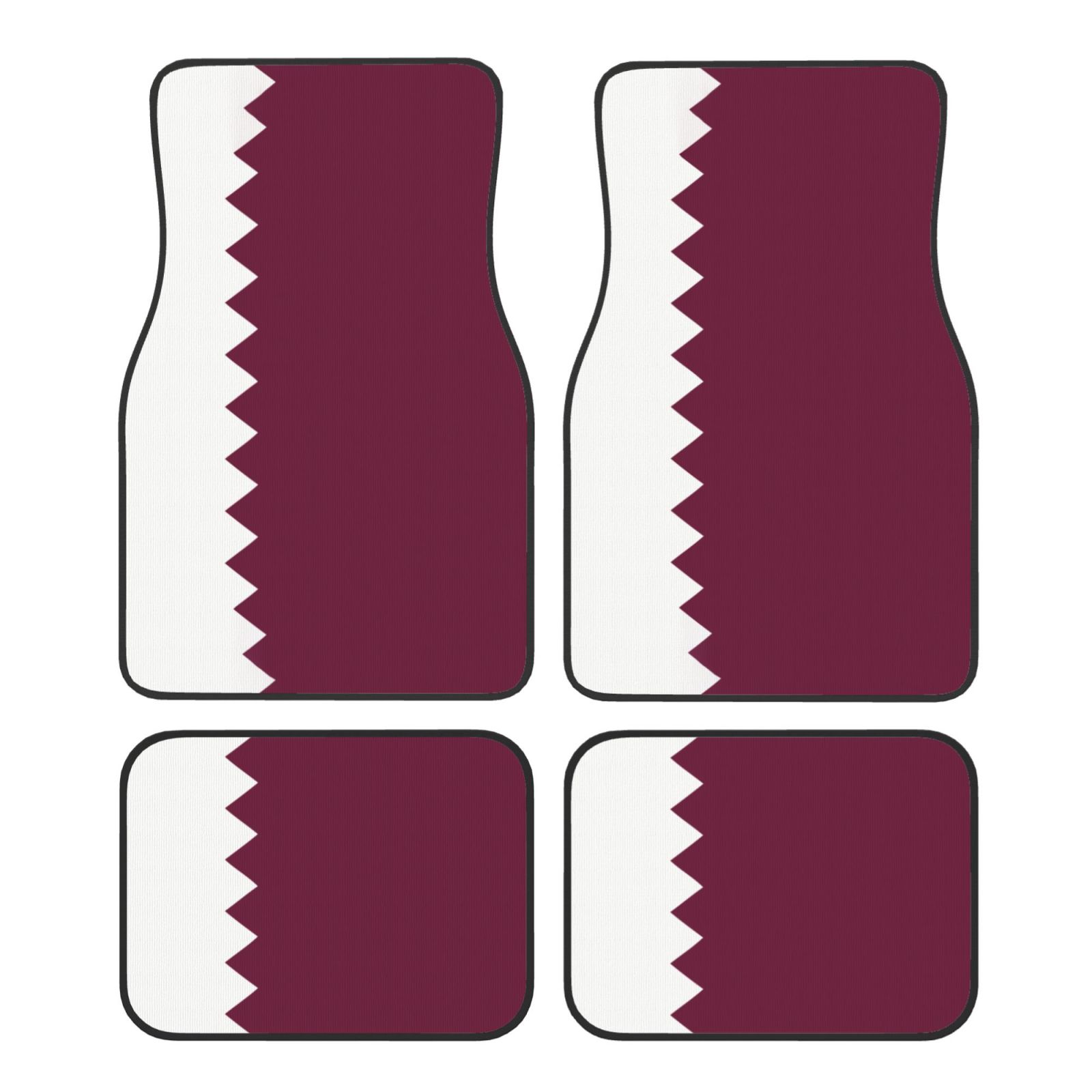 Qatar Car Accessories - Автомобильные коврики с узором флага Катара