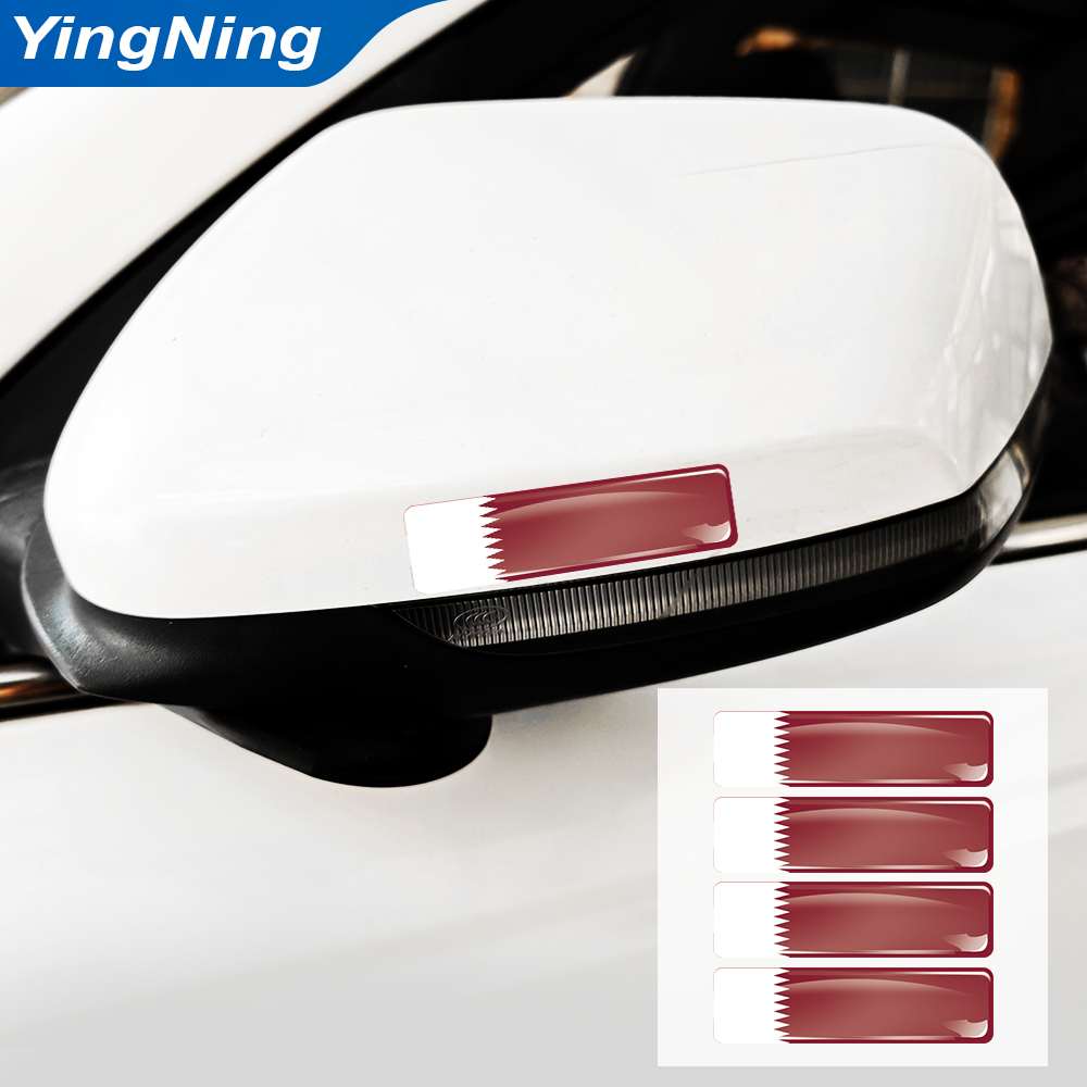 Набор из 4 наклеек с флагом Ка – обзор и цена Qatar Car Accessories
