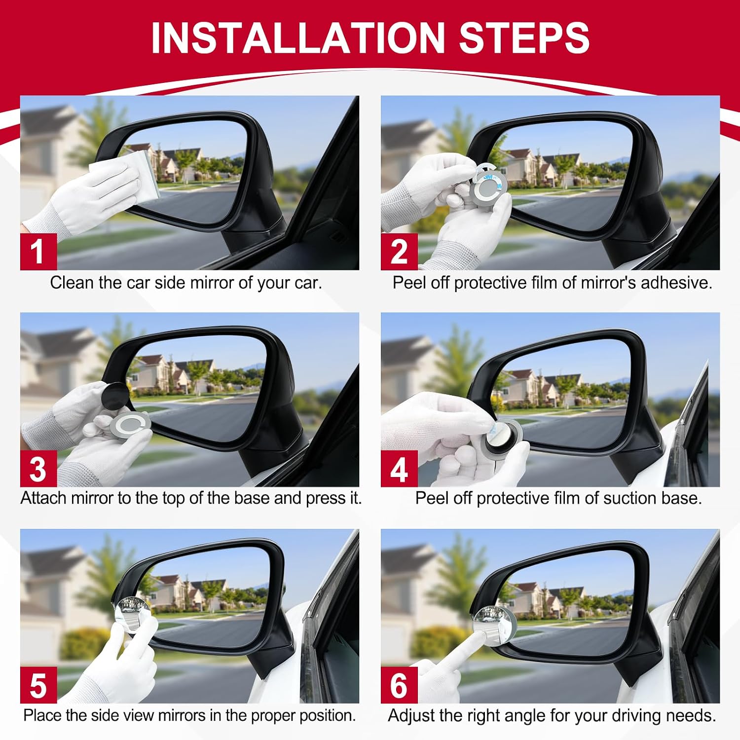 Зеркало для слепых зон, кругло – обзор и цена Car Blind Spot Mirror